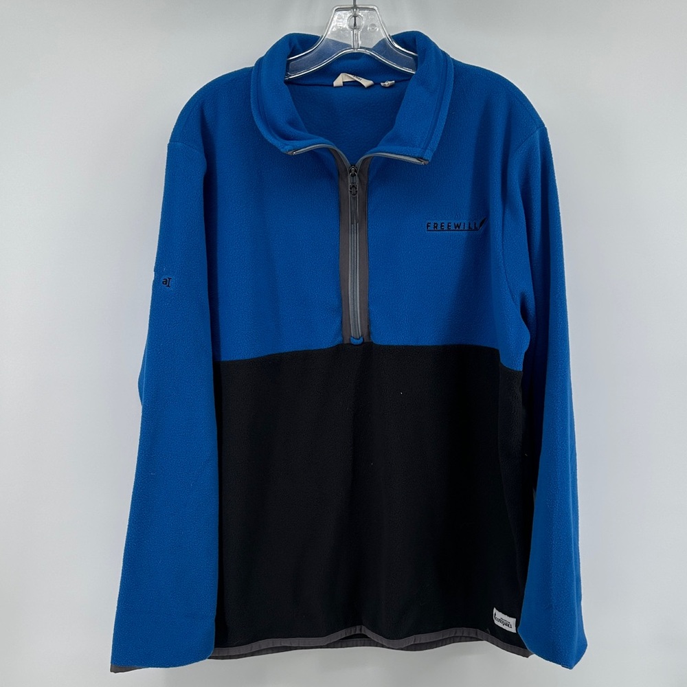 Cotopaxi Blue Fleece Pullover Quarter Zip Men’s sz Large